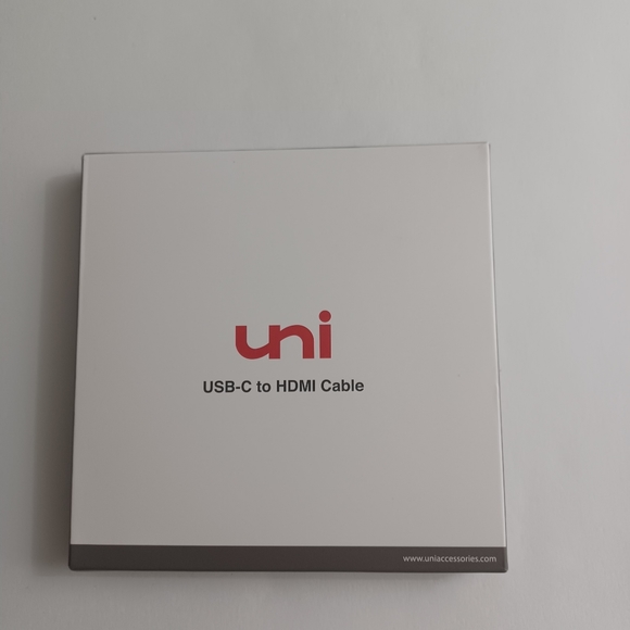 UNI NEW USB-C To HDMI Cable With Box -4K -6 Feet -XPS 15 - Picture 3 of 7